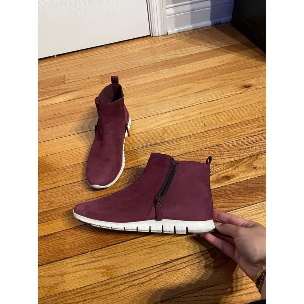 ZEROGRAND Sneakers high top Waterproof Bootie Winetasting Nubuck active 8.5